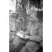 Гимнастерка летняя, рядового состава РККА,  обр.1935 г., адаптированная под ношение погон обр.  1943 г..